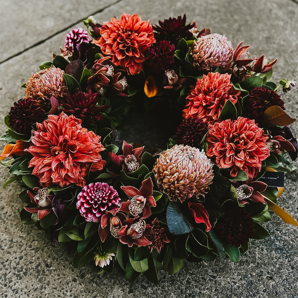 
            
                Load image into Gallery viewer, EARTHY Sympathy Wreath
            
        
